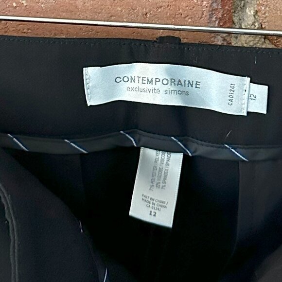 Simons Contemporaine Suit Set – Sleeveless Top & 3/4 Length Jacket with Ankle-Le - Picture 6 of 9